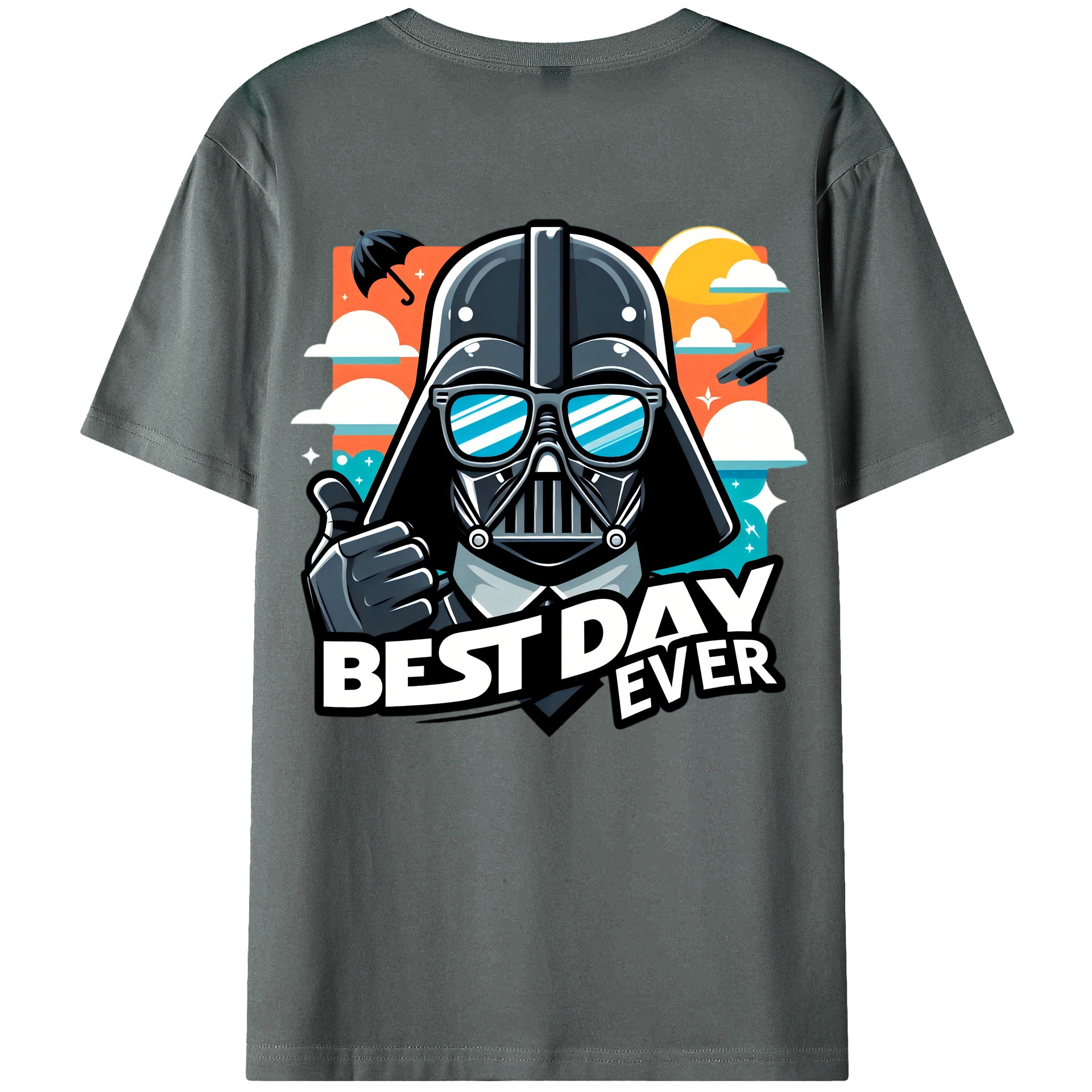 （画像用） スター・ウォーズ Star Wars 綿100％ メンズ半袖Tシャツ（バックプリント） 通気性
